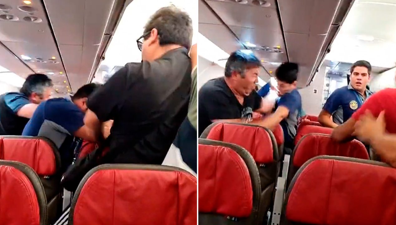 /descomunal-pelea-al-interior-de-avion-en-antofagasta-acusan-que-iban-ebrios